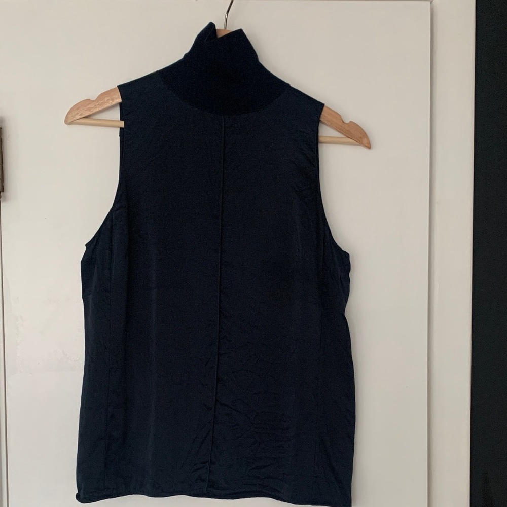 Rag&Bone silk sleeveless turtleneck